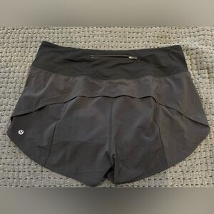 Lululemon Black Speed Up High-Rise Lined Short 4"